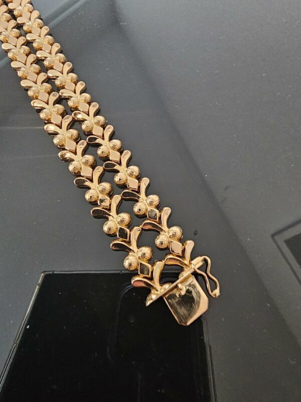 Bracelet Maille Fantaisie Or Jaune 18K