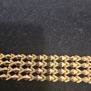 Bracelet Manchette Or Jaune 18K