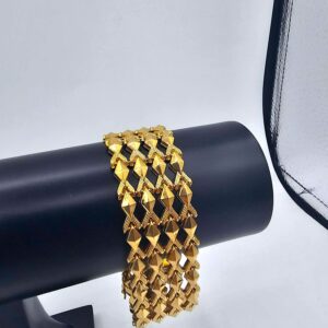 Bracelet Manchette Or Jaune 18K