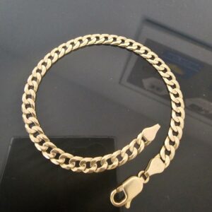 Bracelet Gourmette Or Jaune 18K