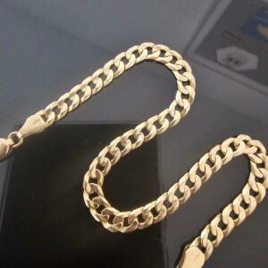 Bracelet Gourmette Or Jaune 18K