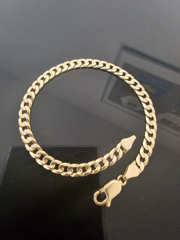 Bracelet Gourmette Or Jaune 18K