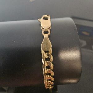 Bracelet Maille Gourmette Or Jaune 18K