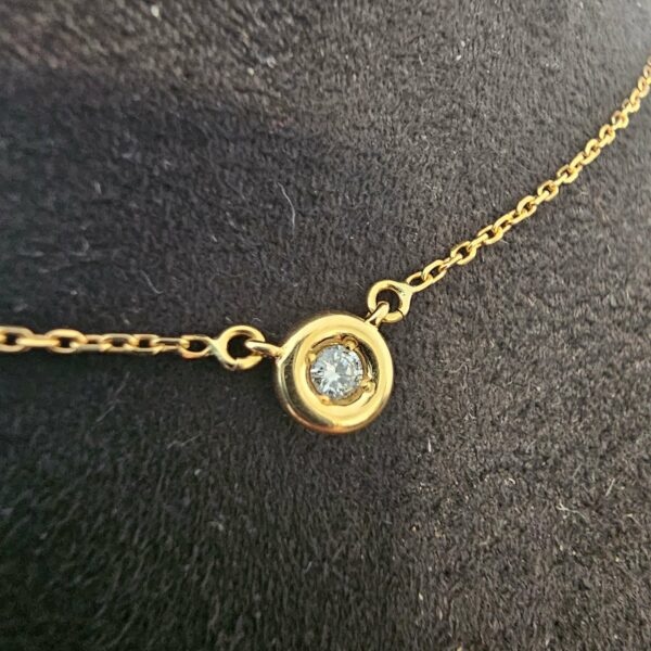 Collier Or Jaune Diamant Maille Forçat