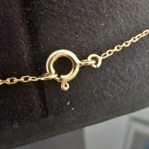 Collier Or Jaune Diamant Maille Forçat 18K