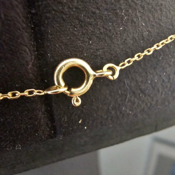 Collier Or Jaune Diamant Maille Forçat 18K