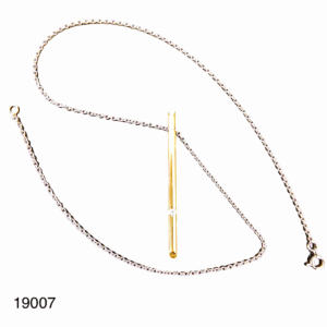 Collier Maille Forçat Or Blanc Or Jaune 18K