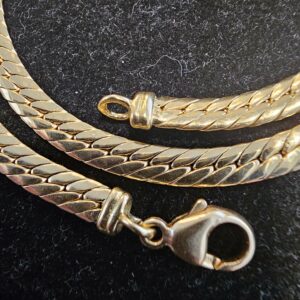 Collier Maille Anglaise Or Jaune