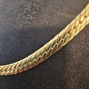 Collier Maille Anglaise Or Jaune 18K