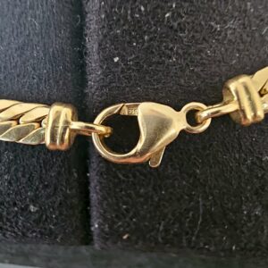 Collier Or Jaune Maille Anglaise 18K
