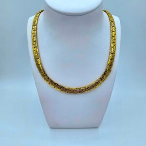 Collier Maille Haricot Or Jaune