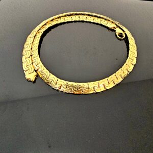Collier Maille Haricot Or Jaune 18K