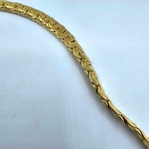 Collier Maille Haricot Or Jaune