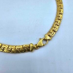 Collier Maille Haricot Or Jaune