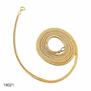 Collier Maille Spiga Or Jaune 18K, Poids 12,7g