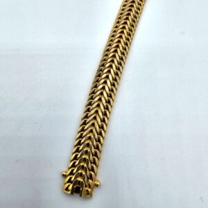 Bracelet maille Chevron Or Jaune