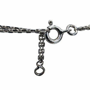 Collier Maille Forcat Perles Tahiti Or Blanc