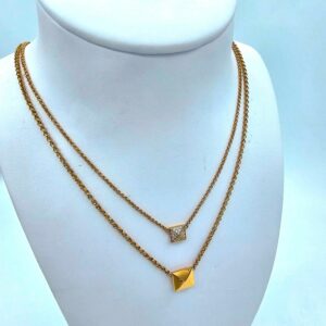 Collier Hermes Or Rose