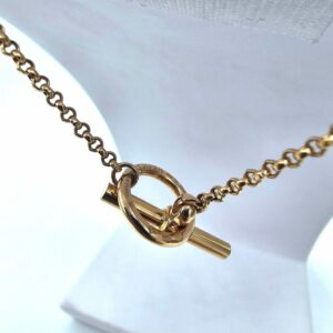 Collier Hermes Or Rose