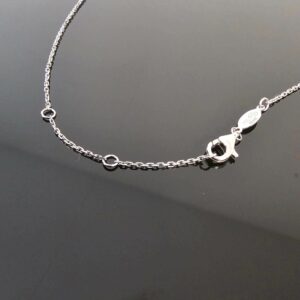 Collier Maille Forçat Or Blanc