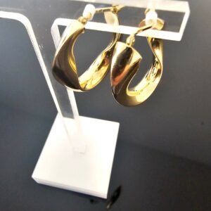 bo torsadée créoles or jaune