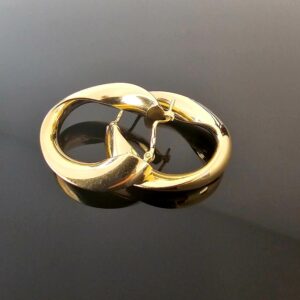 Torsadée Or Jaune Créoles