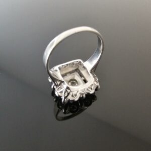 Bague Vintage Or Blanc Diamants