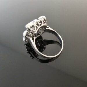 Bague Vintage Or Blanc Diamants