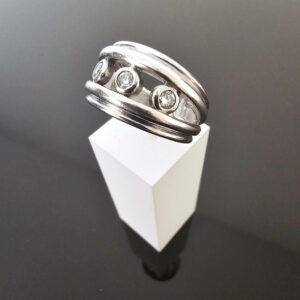 Bague Or Blanc Diamants