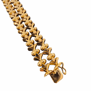 Bracelet Maille Fantaisie Or Jaune