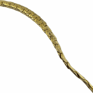 Collier Maille Haricot Double Or Jaune