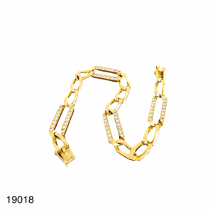 Bracelet Maille Gourmette Or Jaune