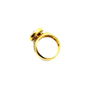 Bague Or Jaune Diamants Rubis