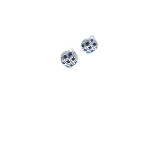 Boucles D'Oreilles Saphirs Et Diamants