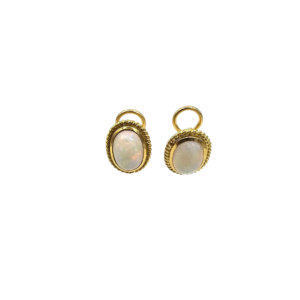 Boucles D'Oreilles Or Jaune Opale