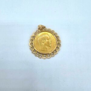 Pendentif Porte Pièce 20 Francs Napoléon