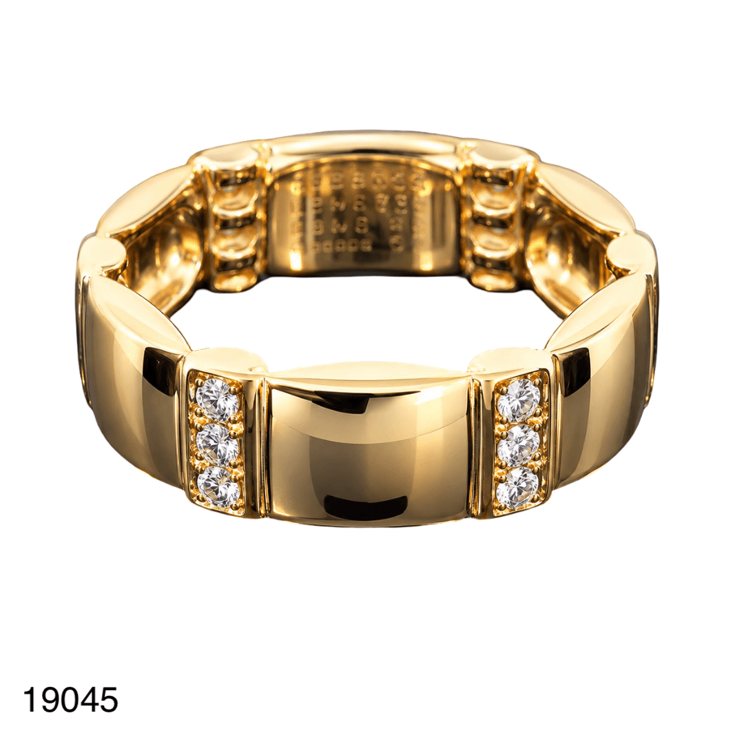 19045 Bague Chaumet Lien Or Jaune Diamants Bague Chaument Lien Or Jaune Diamants