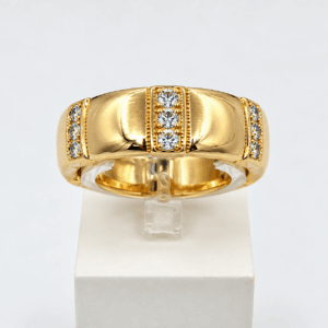Bague Liens Chaumet Or Jaune Diamants