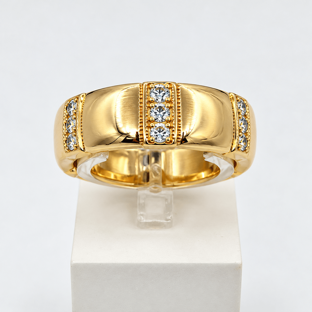 19045 Bague Liens Or Jaune Diamants 3 Bague Liens Chaumet Or Jaune Diamants