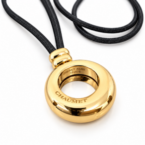 Collier Chaumet Or Jaune Modèle Anneau