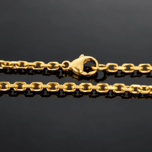Bracelet Maille Forcat Or Jaune 18K