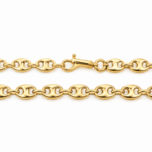 Collier Maille Grain de Café Or Jaune